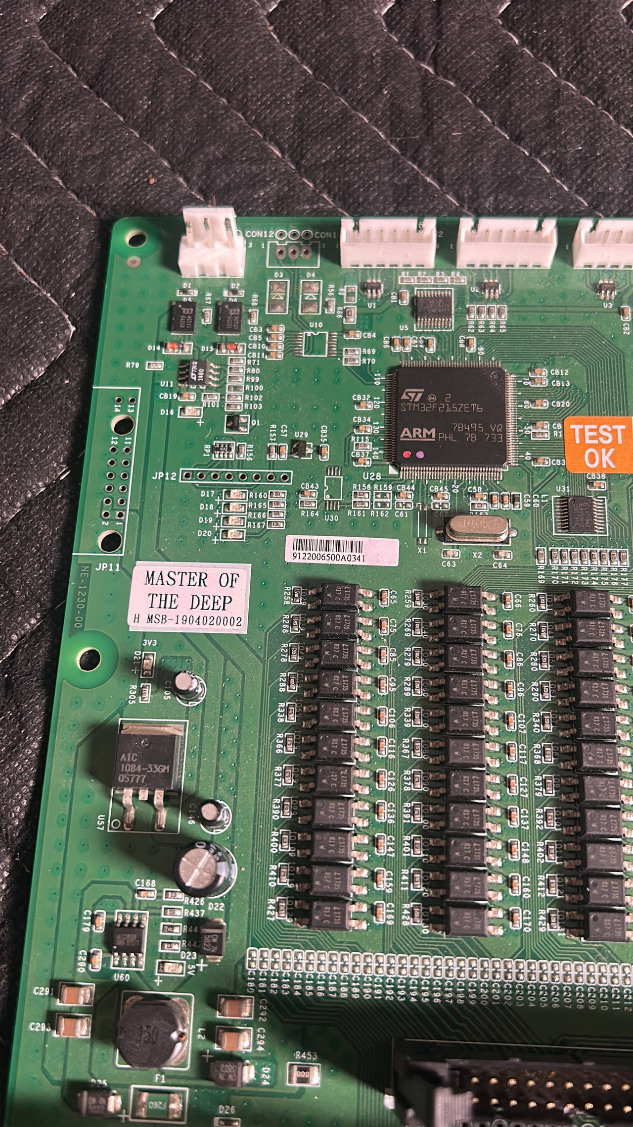 Coastal Amusements Master of the Deep Arcade Game Main Board