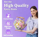 LET'S RESIN 1/2 Gallon Casting Epoxy Resin,Bubble Free & Crystal Clear Epoxy Kit - Image 5