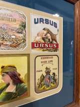Framed Vintage Cigar Label Art Collection - Image 2