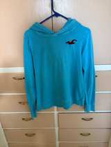 Hollister Light Blue Seagull Logo Hoodie - Image 6