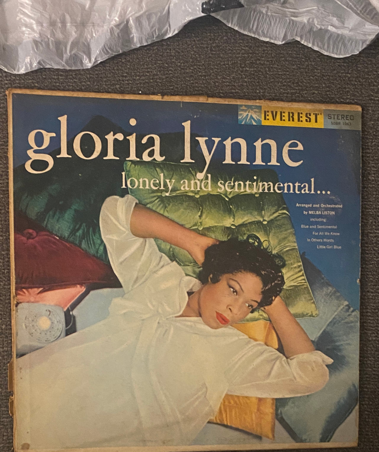 Gloria Lynne - Lonely and Sentimental... Vinyl LP