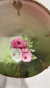 Nippon Hand Painted Floral Bavarian Porcelain Bowl - Image 4