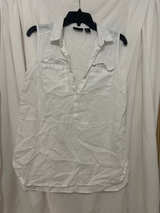 New York & Company Sleeveless Linen Blend Shirt - Image 1