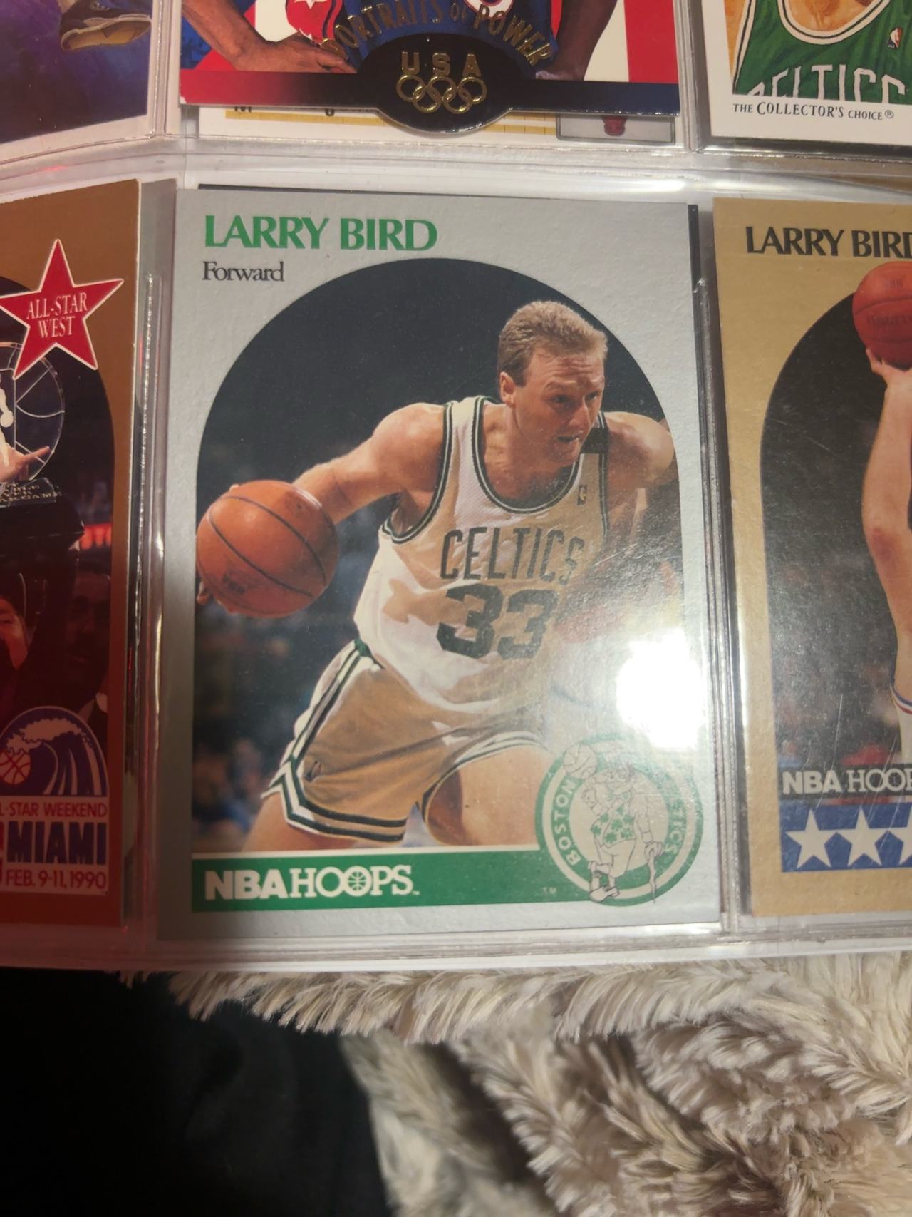 NBA Hoops Larry Bird 1990-91 #39 Trading Card