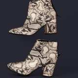 Universal Thread Wenda Snakeskin Ankle Boots - Image 1