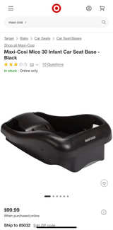 Maxi-Cosi Mico Luxe Infant Car Seat with Extra Base - Image 3