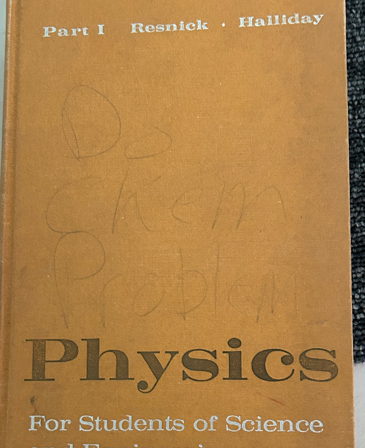Physics for Students of Science and Engineering, Part I by Resnick and Halliday