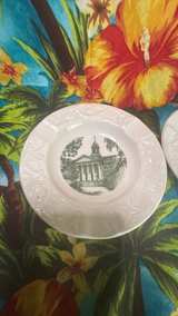 Vintage Green Transferware Ceramic Ashtrays - Image 4