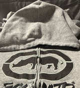 Vintage Ecko Unltd Rhino Logo Full Zip Hoodie Men’s L Gray Embroidered Y2K Stree - Image 1