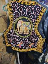 Carol Horn Workshop Vintage Beaded Elephant Vest - Image 1