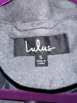 Lulus Grey Vegan Suede Moto Jacket - Image 7