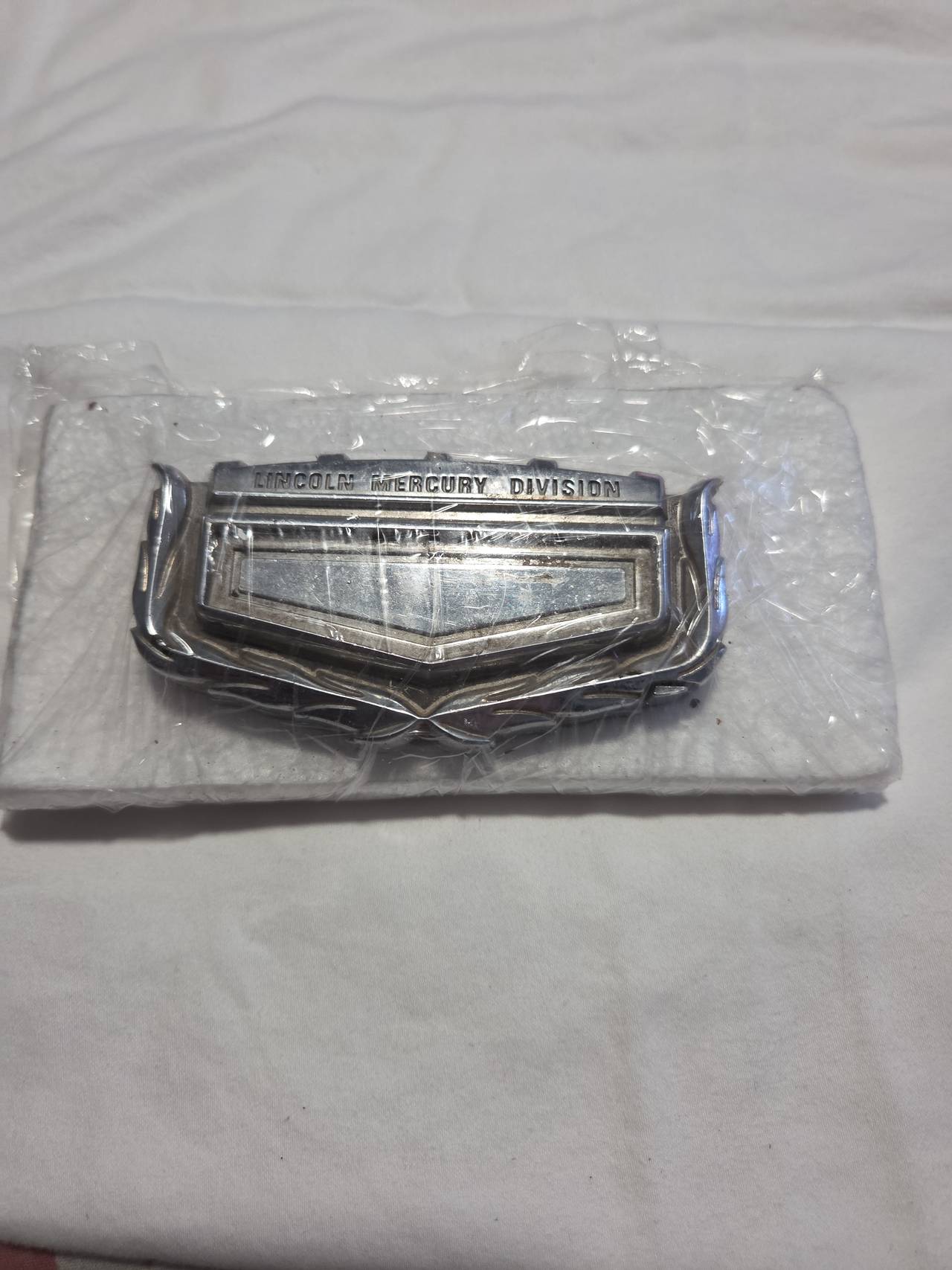 Vintage Lincoln Mercury Division Chrome Emblem