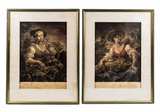 Johann Elias Haid The Four Seasons Mezzotint Prints - Image 1