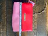 Juicy Couture Pink Crossbody Purse with Gold Chain Strap - Image 8