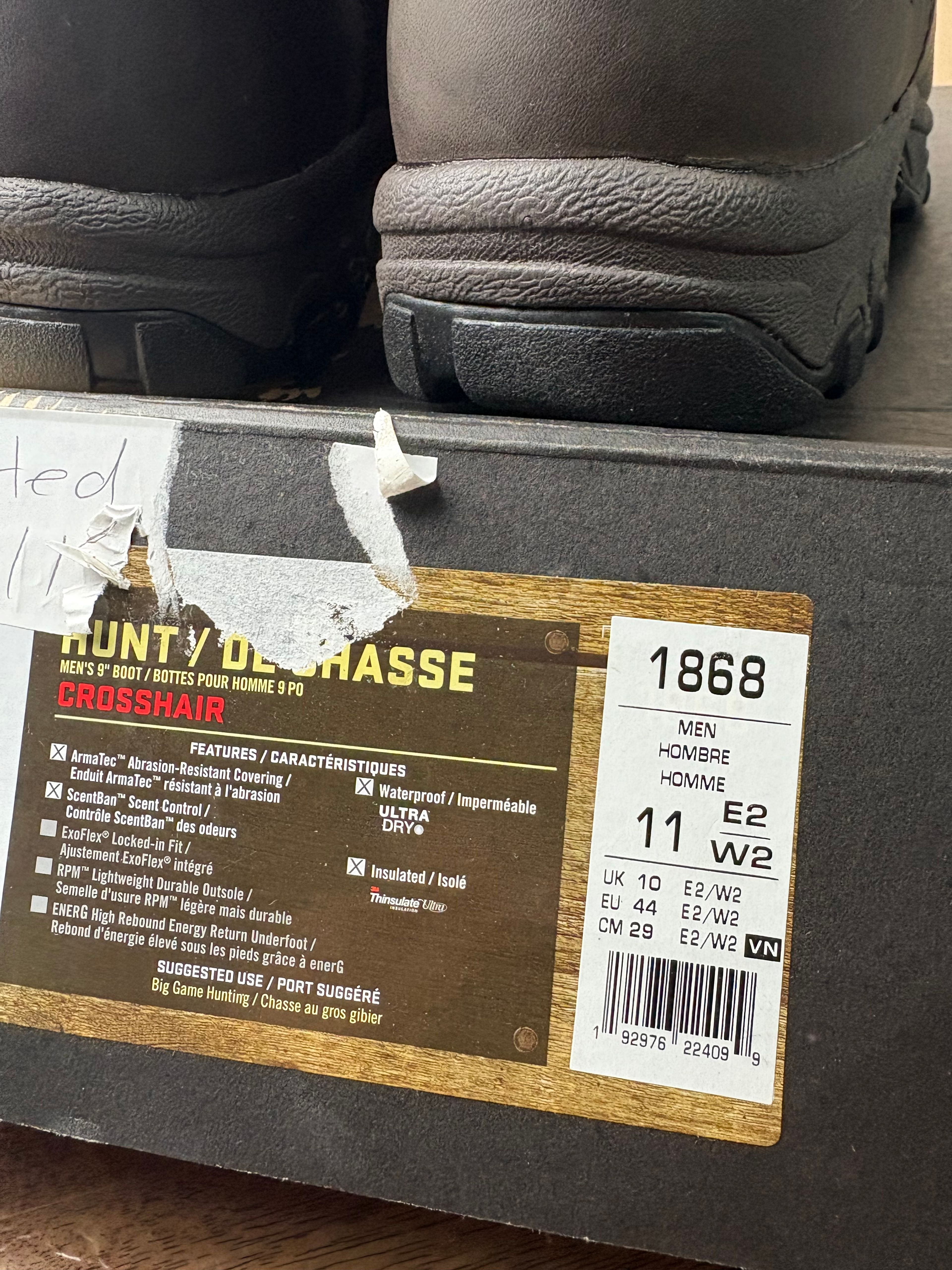 Red Wing Irish Setter Hunting Crosshair Boots Insulated Model 1868 sz 11 E2 - Image 3