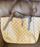 Nine West Logo Monogram Tote Bag - Image 1