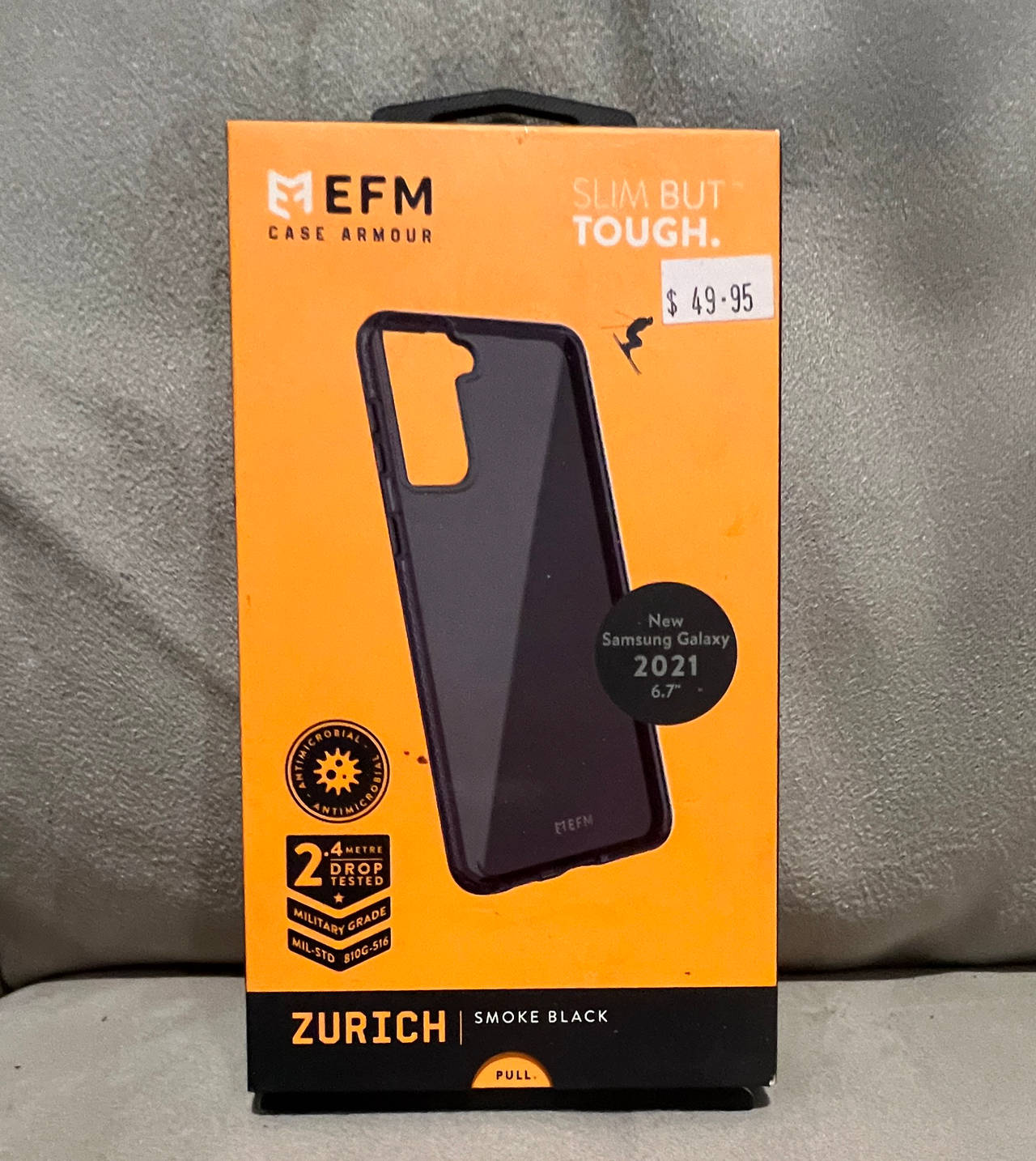 EFM Zurich Case Armour for Samsung Galaxy S21+ 5G - Smoke Black
