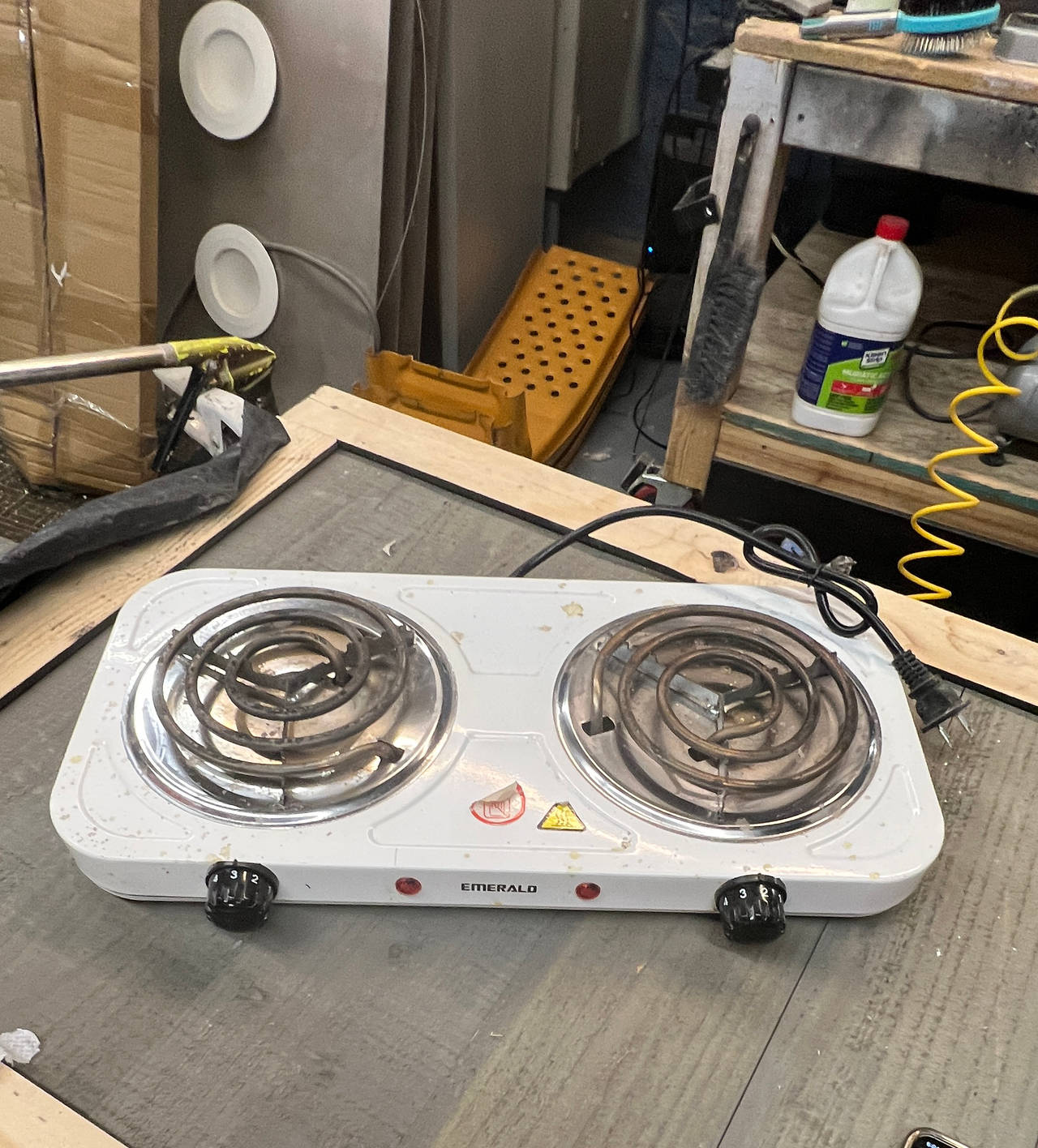 Emerald Double Burner Hot Plate