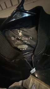 Spyder Black Bomber Jacket Size Medium - Image 5