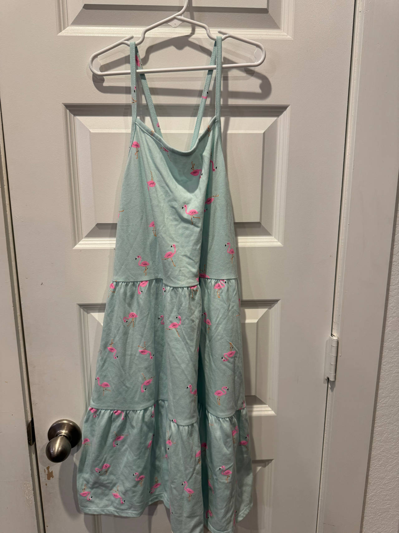 Cat & Jack Girls' Flamingo Tiered Dress