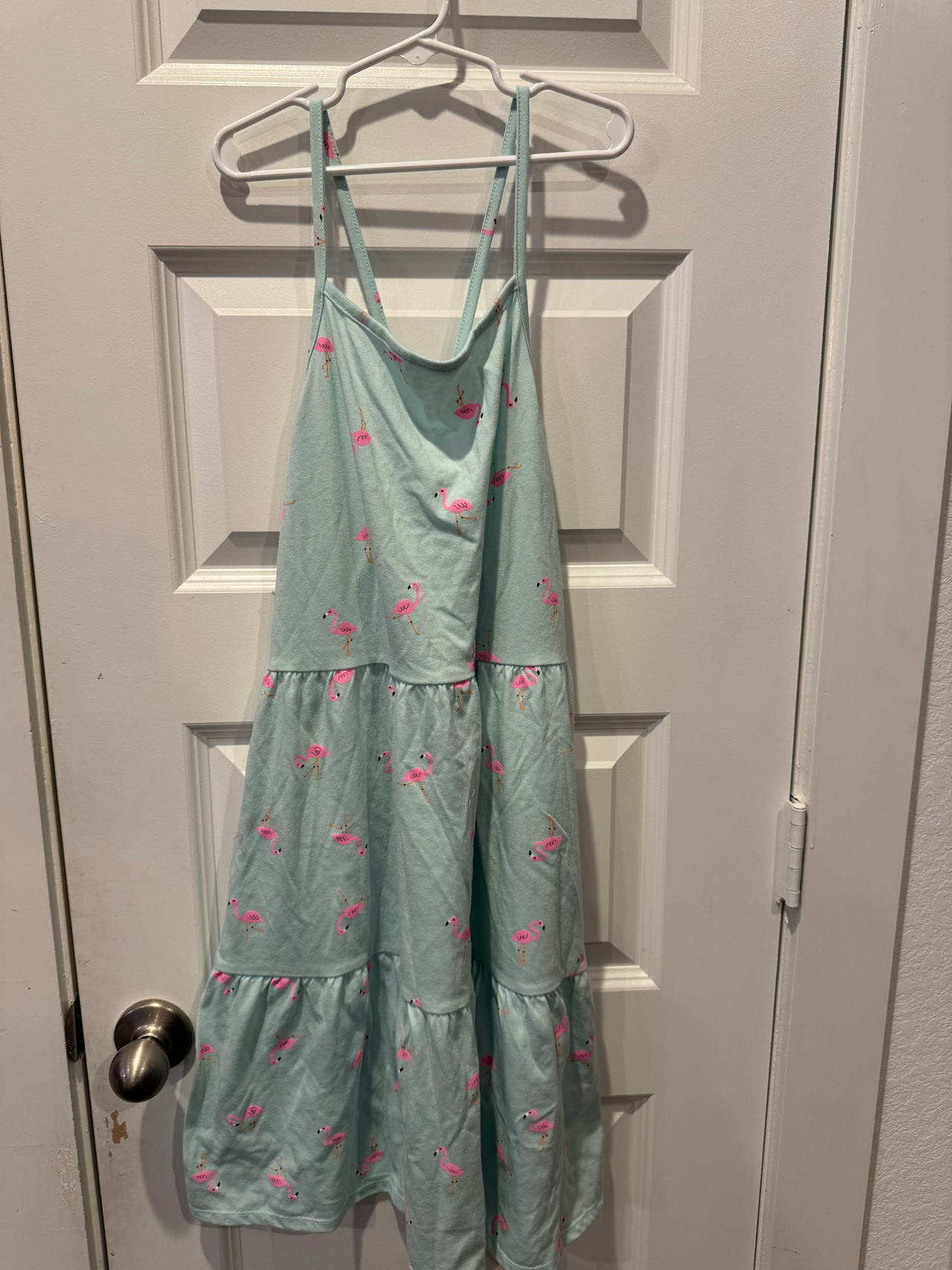 Cat & Jack Girls' Flamingo Tiered Dress