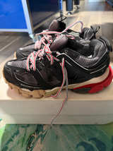 Balenciaga Track Sneaker Black Red Tan - Image 1