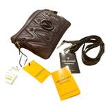 Valentino Brown Quilted Crossbody Handbag - Image 1