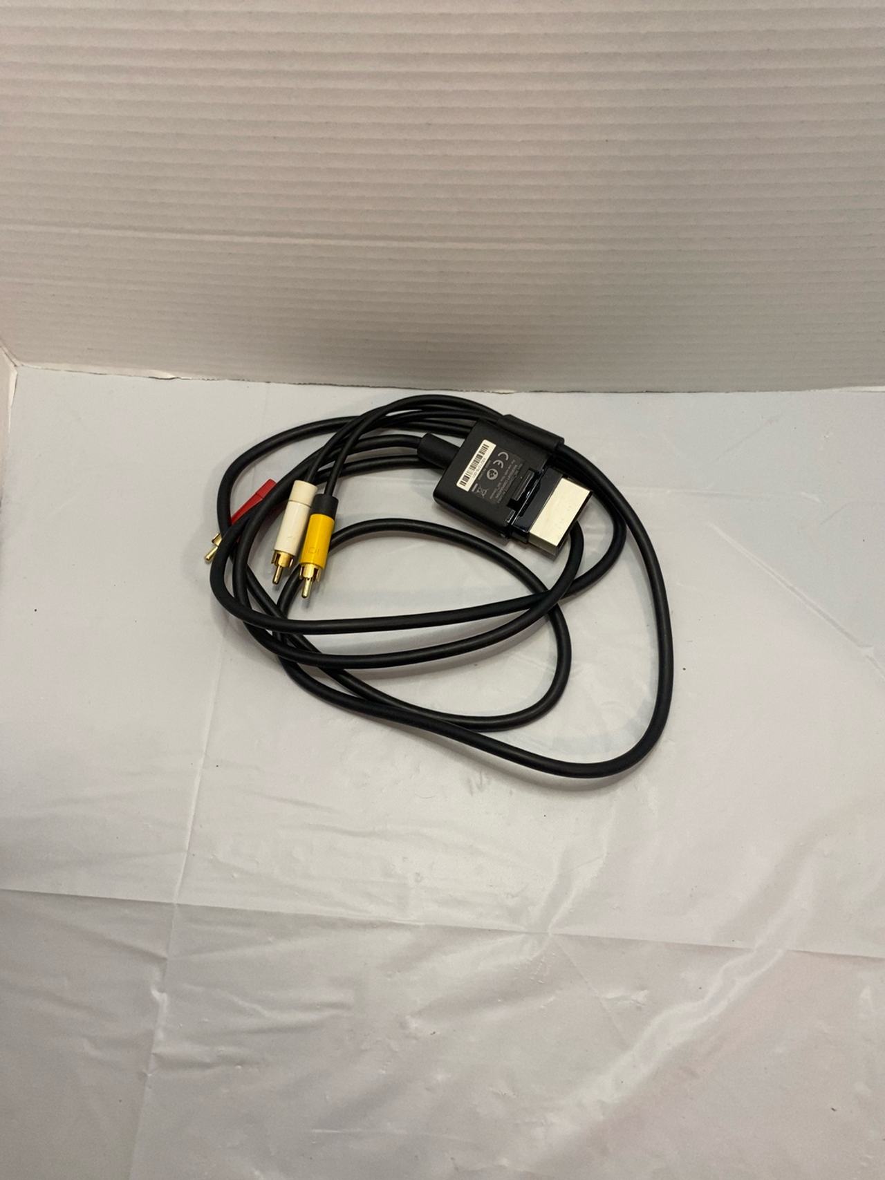 Microsoft Xbox 360 AV Composite Cable Black