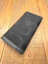 Coach Trifold Wallet Black - Image 6