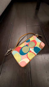 Coach Multicolor Wristlet Bag Purse  - Image 2