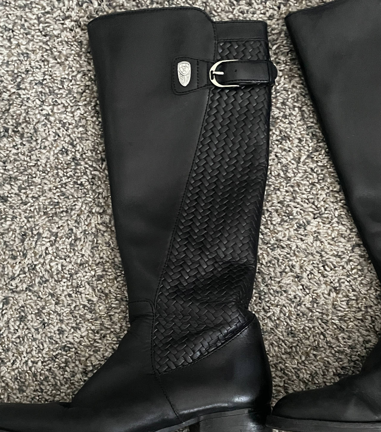Baretraps Woven Panel Riding Boots