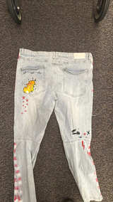 Kloud9 Denim Jeans with Graffiti Sides - Image 5