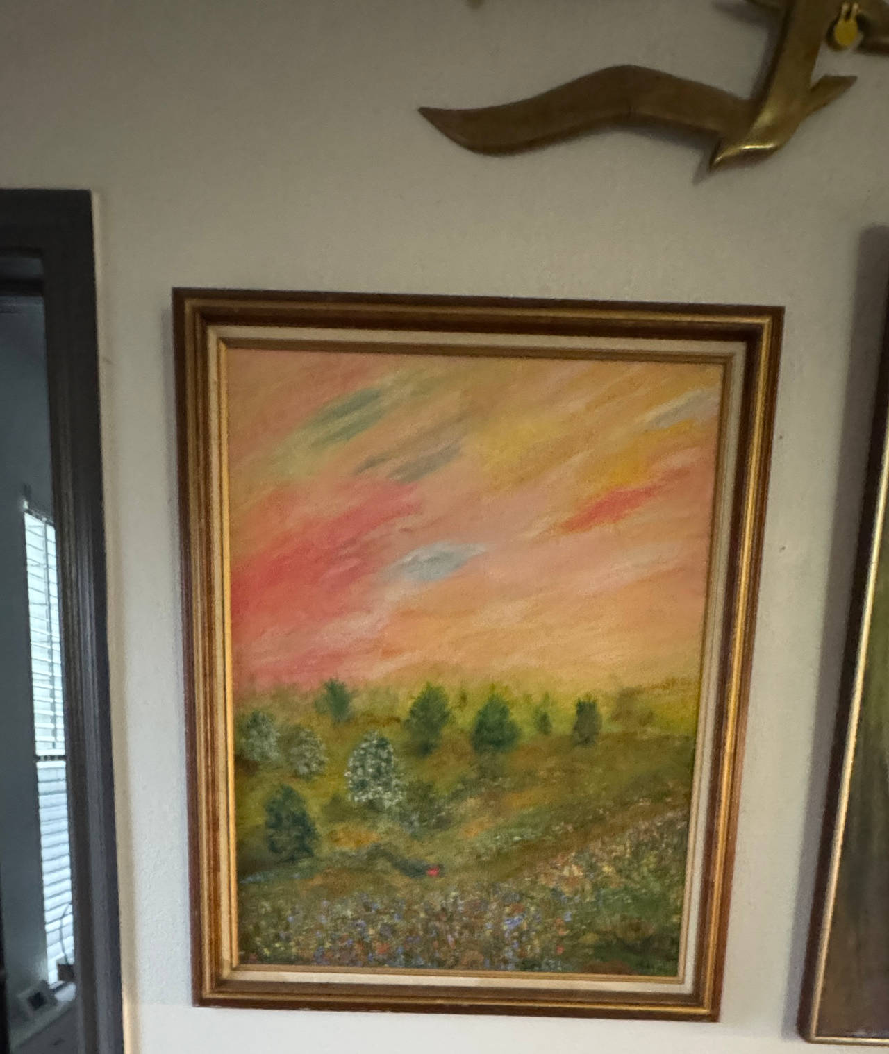 Vintage Impressionist Landscape Oil Painting