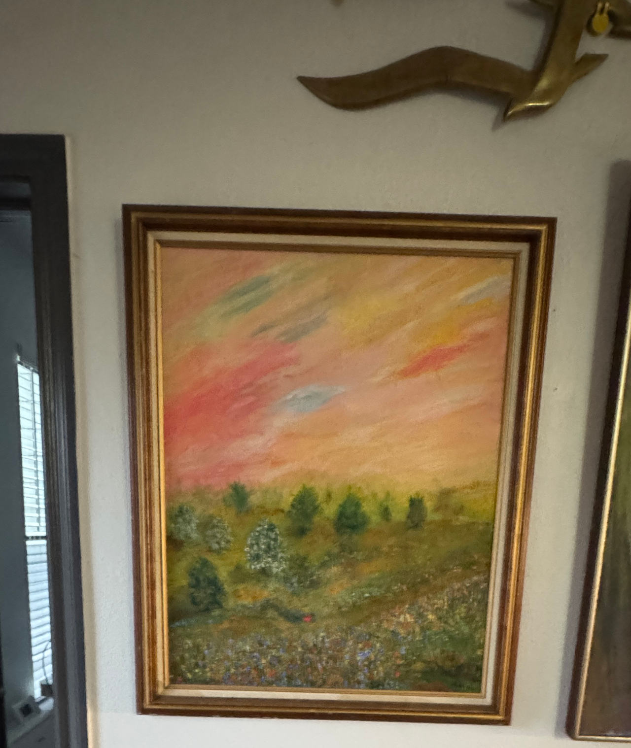 Vintage Impressionist Landscape Oil Painting