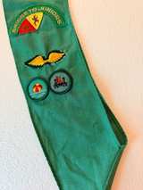 Vintage Girl Scout Junior Sash with Patches Gateway Council Troop 246 - Image 2