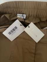Petite Assembly Tan Elastic Back Shorts NWT Gold Buttons - Image 3