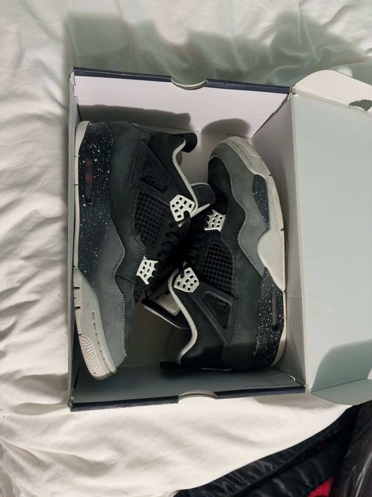 Nike Air Jordan 4 Retro Fear Black/White