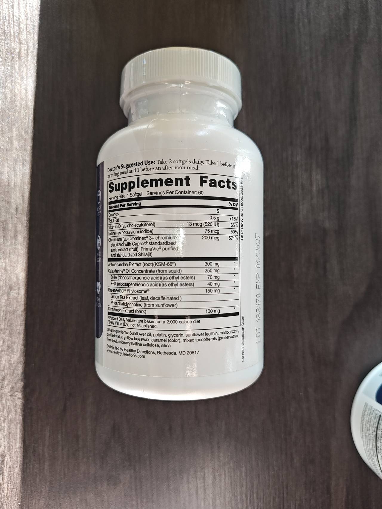 Dr. Sinatra Omega-3 Slim Max 60 Softgels