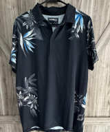 Express Men's Floral Polo Shirt size Large - Image 1