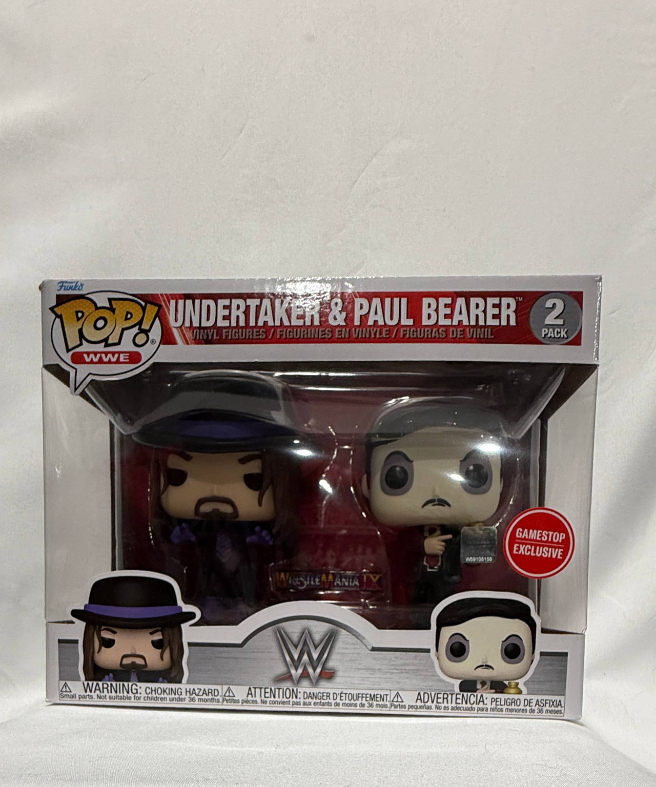 Funko Pop! WWE Undertaker & Paul Bearer 2-Pack GameStop Exclusive