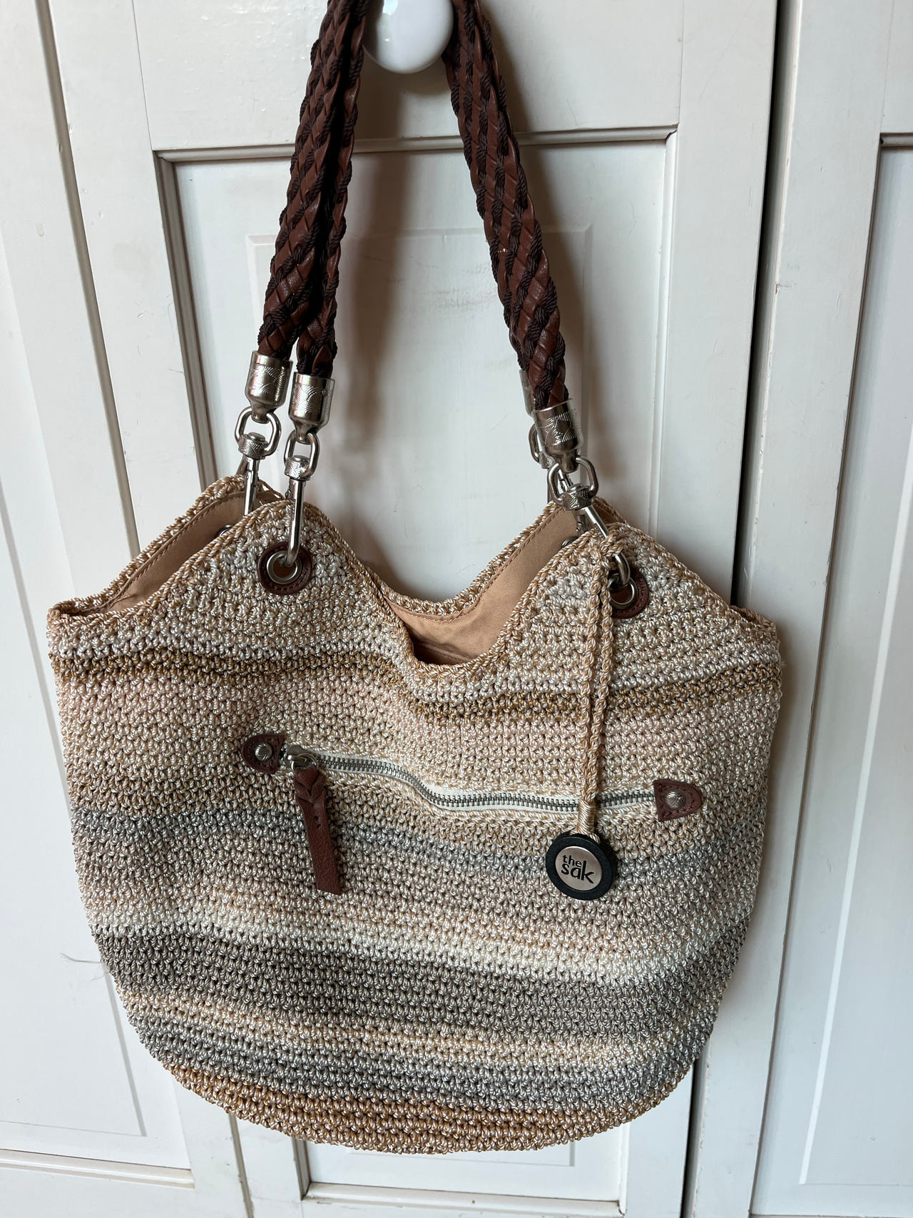 The Sak Crochet Shoulder Bag