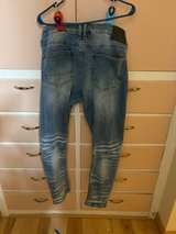 Men's Distressed Moto Denim Jeans - Image 8