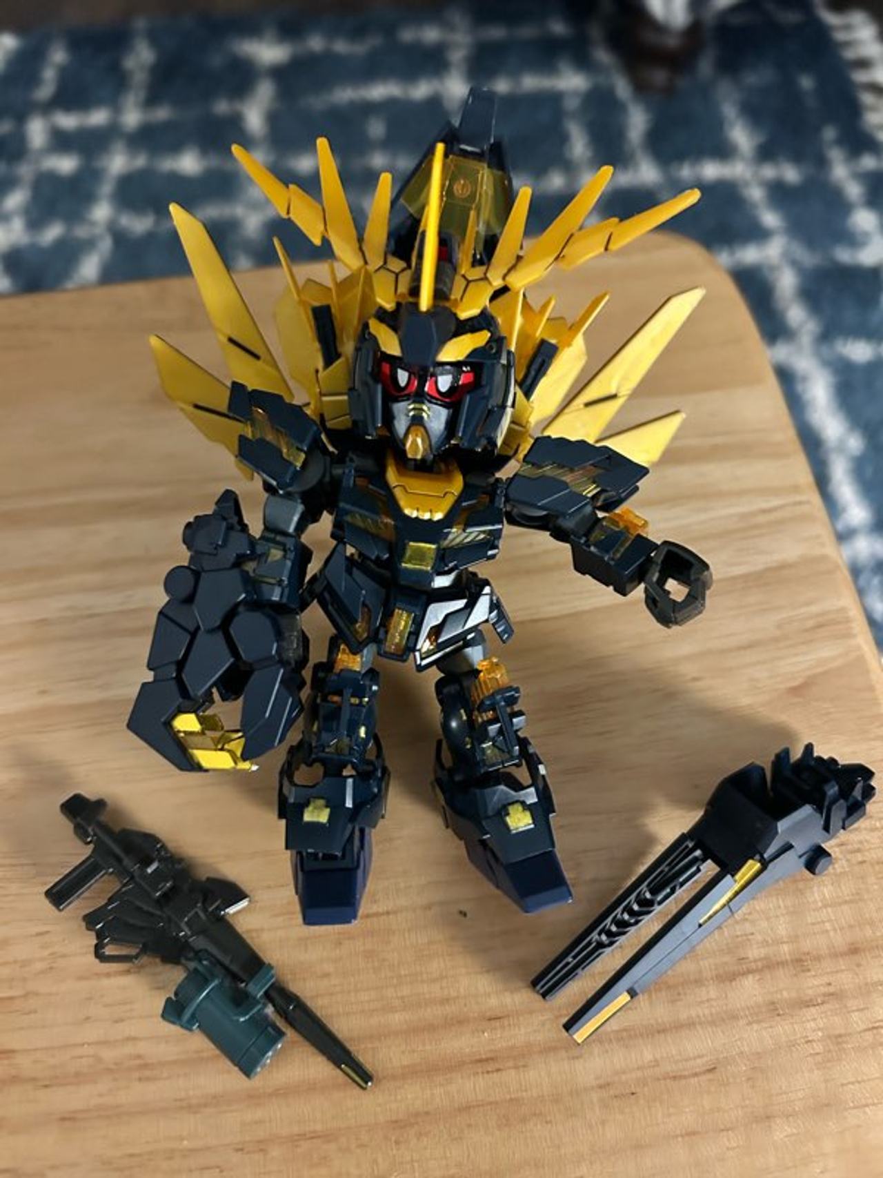 Bandai SD Gundam Cross Silhouette Unicorn Banshee figure  020