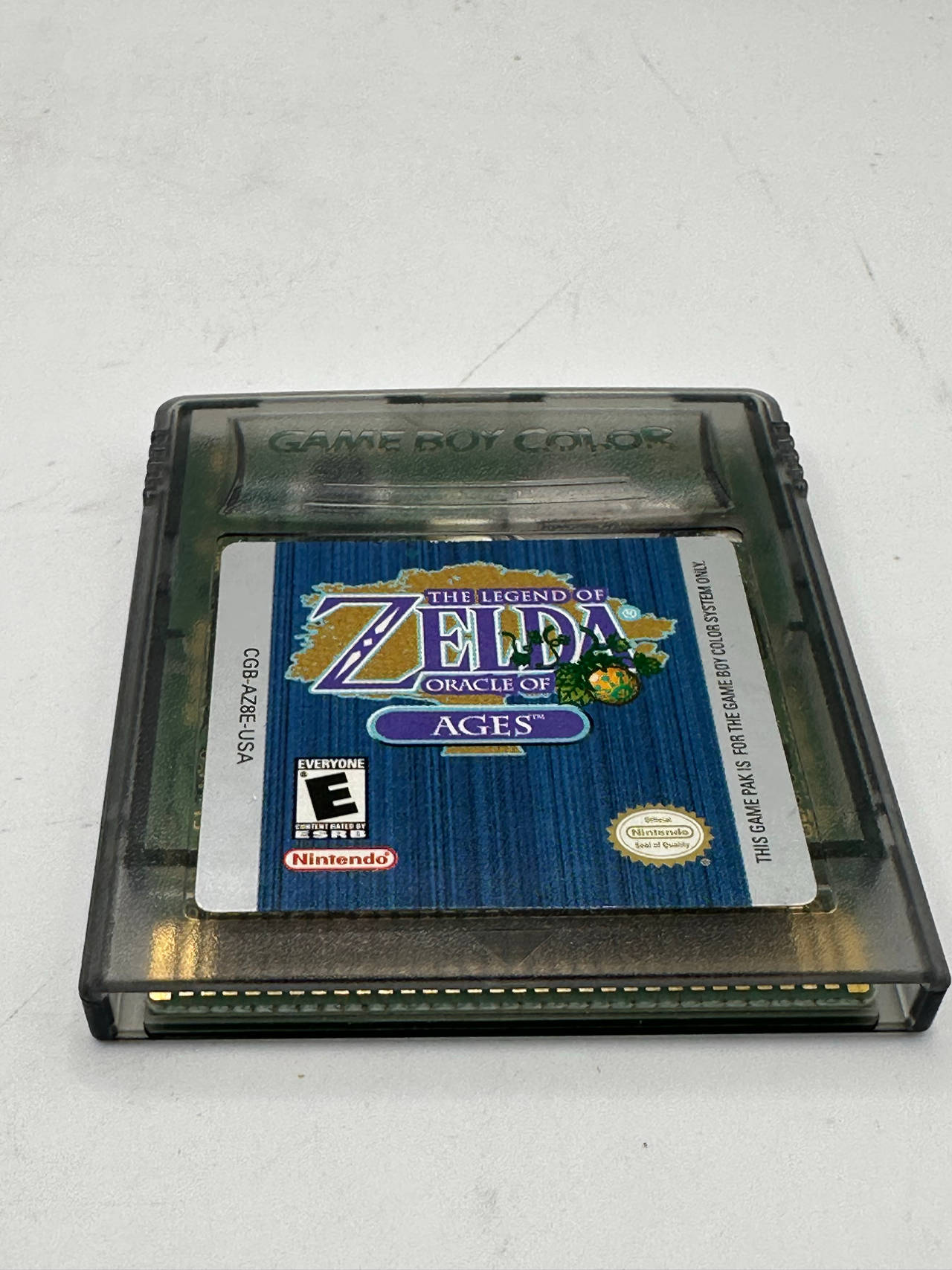 Legend of Zelda Oracle of Ages Nintendo Game Boy Color Authentic TESTED Saves