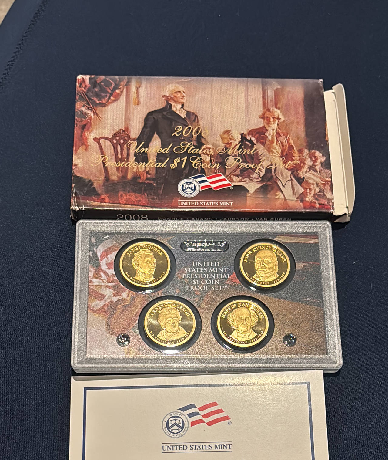 2008 United States Mint Presidential $1 Coin Proof Set