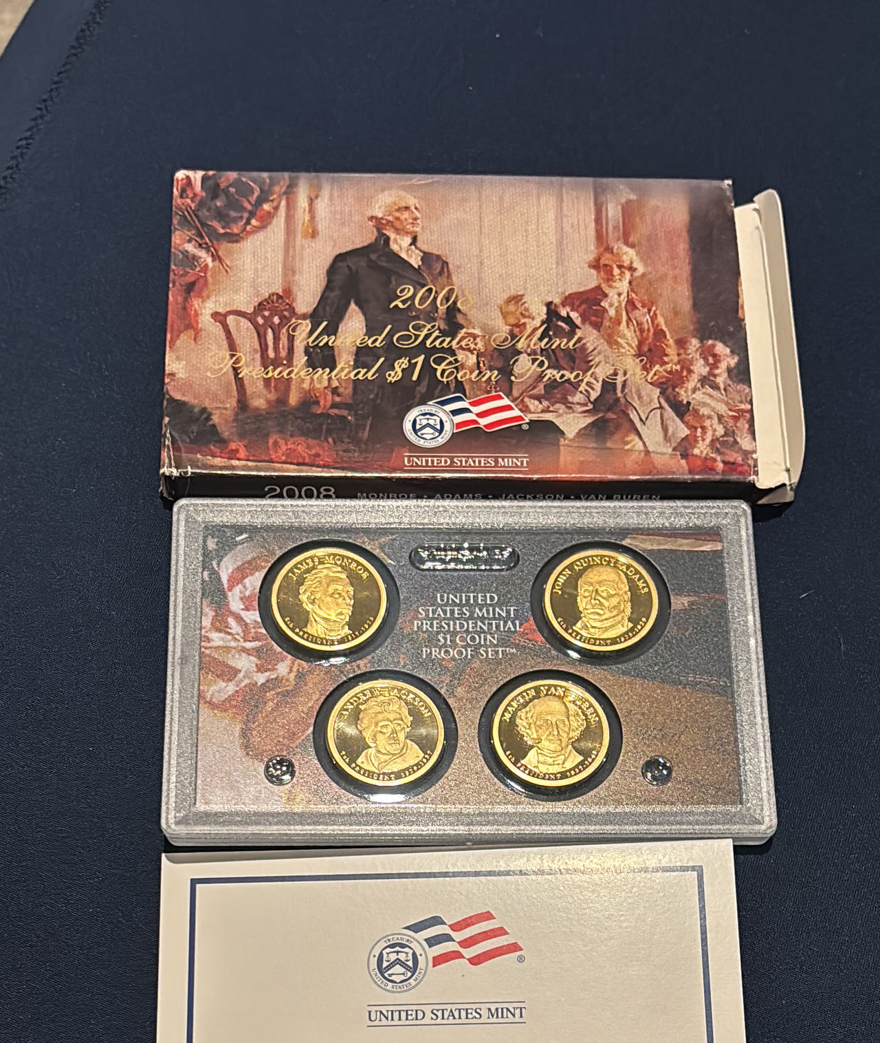 2008 United States Mint Presidential $1 Coin Proof Set