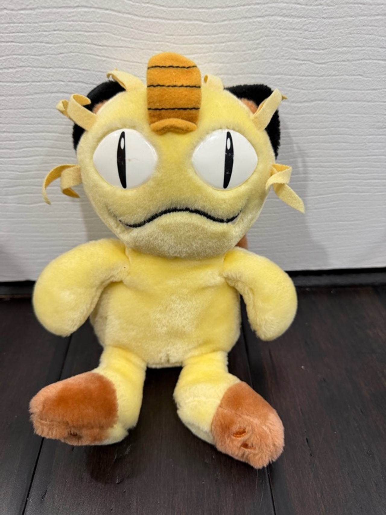 Hasbro Vintage Pokemon Meowth Plush 9"