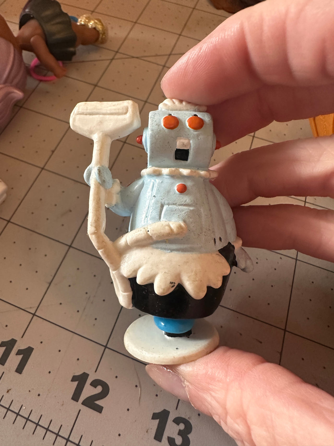 Hanna Barbera The Jetsons ROSIE THE ROBOT vtg pvc Figure