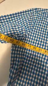 Denim & Co. Gingham Seersucker Short Sleeve Shirt - Image 4
