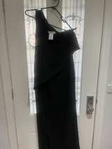 Carla Zampatti One Shoulder Black Dress - Image 5